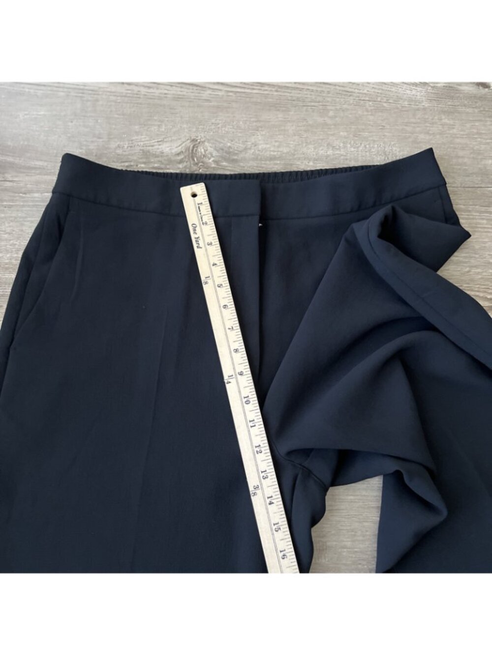 Wilfred Alanya High Waisted Wide Leg Crepe Trousers Womens 16 Full Length - Picture 9 of 15